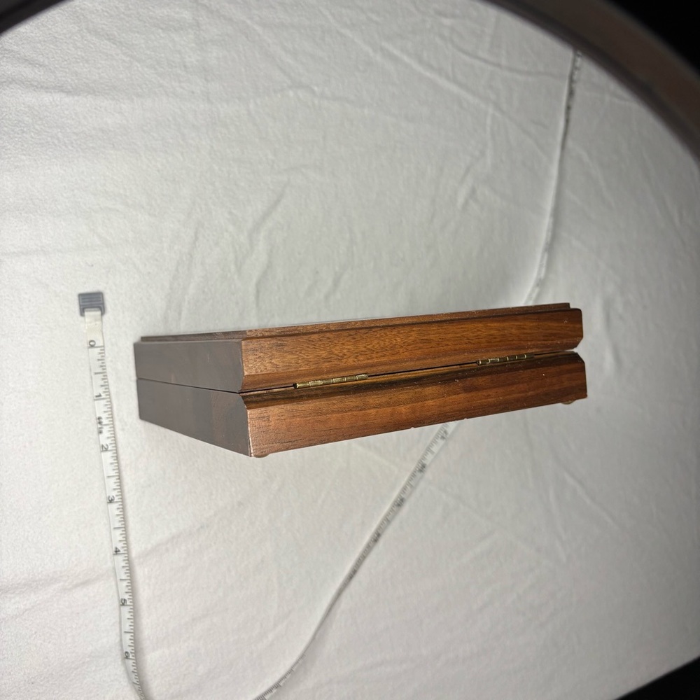 Vintage Beautiful Alcraft Calculator Walnut Wood‎ Box W/out Calculator. - Picture 3 of 9